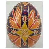 Set of 6 Handcrafted Ukrainian Pysanka Eggs with Traditional Designs Set of 6 Handcrafted Ukrainian Pysanka Eggs with Traditional Designs