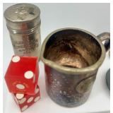 Vintage Collectibles Lot: North Bros Ice Shaver, Matchbooks, Tin Containers & More Vintage Collectibles Lot: North Bros Ice Shaver, Matchbooks, Tin Containers & More