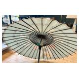 Geisha Brand Decorative Asian Umbrella with Blue Floral Design Geisha Brand Decorative Asian Umbrella with Blue Floral Design