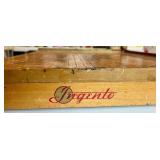 Vintage Ingento Guillotine Paper Cutter with Wooden Base Vintage Ingento Guillotine Paper Cutter with Wooden Base