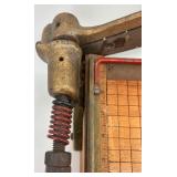 Vintage Ingento Guillotine Paper Cutter with Wooden Base Vintage Ingento Guillotine Paper Cutter with Wooden Base
