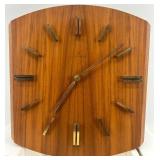 Junghans Mid-Century Modern Wall Clock with Pendulum and Chains Junghans Mid-Century Modern Wall Clock with Pendulum and Chains