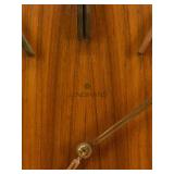 Junghans Mid-Century Modern Wall Clock with Pendulum and Chains Junghans Mid-Century Modern Wall Clock with Pendulum and Chains