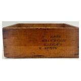 Set of 3 Vintage Wooden Fruit Crates with Branding Set of 3 Vintage Wooden Fruit Crates with Branding