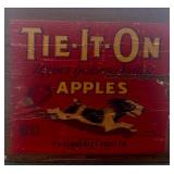 Set of 3 Vintage Wooden Fruit Crates with Branding Set of 3 Vintage Wooden Fruit Crates with Branding