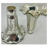 Set of 5 Antique Mercury Glass Lamp Shade Covers Set of 5 Antique Mercury Glass Lamp Shade Covers