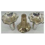 Set of 5 Antique Mercury Glass Lamp Shade Covers Set of 5 Antique Mercury Glass Lamp Shade Covers