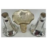 Set of 5 Antique Mercury Glass Lamp Shade Covers Set of 5 Antique Mercury Glass Lamp Shade Covers