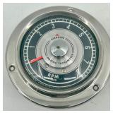 Marine Instrument Set with Airguide Tachometer, Speedometer, and Honeywell Thermometer Marine Instrument Set with Airguide Tachometer, Speedometer, and Honeywell Thermometer