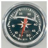 Marine Instrument Set with Airguide Tachometer, Speedometer, and Honeywell Thermometer Marine Instrument Set with Airguide Tachometer, Speedometer, and Honeywell Thermometer