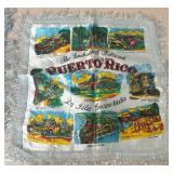 Set of 3 Vintage Souvenir Satin Scarves Puerto Rico Jamaica Naval USN Set of 3 Vintage Souvenir Satin Scarves Puerto Rico Jamaica Naval USN