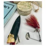 Vintage Fishing Tackle, WWII Manuals, and Joke Books Collection Vintage Fishing Tackle, WWII Manuals, and Joke Books Collection