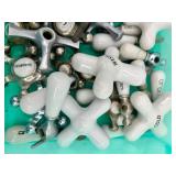 Assorted Vintage Metal and Ceramic Faucet Handles Collection Assorted Vintage Metal and Ceramic Faucet Handles Collection