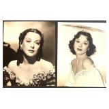 Set of 6 Hedy Lamarr Publicity Photographs with Max Factor Documents Copies Set of 6 Hedy Lamarr Publicity Photographs with Max Factor Documents Copies