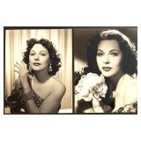 Set of 6 Hedy Lamarr Publicity Photographs with Max Factor Documents Copies Set of 6 Hedy Lamarr Publicity Photographs with Max Factor Documents Copies