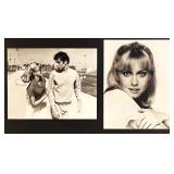 John Travolta and Olivia Newton-John Set of 6 Vintage Black and White Movie Stills John Travolta and Olivia Newton-John Set of 6 Vintage Black and White Movie Stills