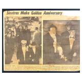 Collection of Vintage Frank Sinatra Black and White Photographs and Clippings Collection of Vintage Frank Sinatra Black and White Photographs and Clippings