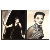 Joan Collins, Tammy Wynette, and Marianne Faithfull Collection of 12 Black and White Portrait Prints Joan Collins, Tammy Wynette, and Marianne Faithfull Collection of 12 Black and White Portrait Prints