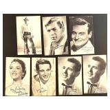 Collection of Vintage Celebrity and Music Memorabilia Postcards, Cards, and Stamps Collection of Vintage Celebrity and Music Memorabilia Postcards, Cards, and Stamps