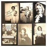 Collection of Vintage Celebrity and Music Memorabilia Postcards, Cards, and Stamps Collection of Vintage Celebrity and Music Memorabilia Postcards, Cards, and Stamps