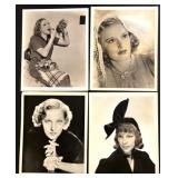 Vintage Hollywood Starlet Photo Collection and Fan with Autographs Vintage Hollywood Starlet Photo Collection and Fan with Autographs