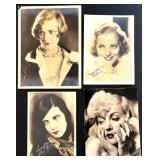 Vintage Hollywood Starlet Photo Collection and Fan with Autographs Vintage Hollywood Starlet Photo Collection and Fan with Autographs