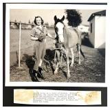 Vintage Hollywood Starlet Photo Collection and Fan with Autographs Vintage Hollywood Starlet Photo Collection and Fan with Autographs
