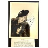 Vintage Hollywood Starlet Photo Collection and Fan with Autographs Vintage Hollywood Starlet Photo Collection and Fan with Autographs