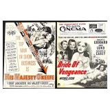 Collection of Vintage Movie Lobby Cards, Press Photos, and Film Memorabilia Featuring: Collection of Vintage Movie Lobby Cards, Press Photos, and Film Memorabilia Featuring: