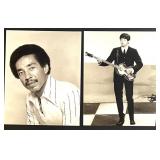 Collection of 17 Black and White Celebrity Singer Portrait Photographs Collection of 17 Black and White Celebrity Singer Portrait Photographs