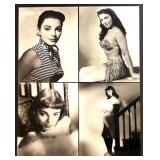 Collection of 14 Vintage Celebrity Glamour Photos Including Joan Collins and Julie Christie and Suzanne Pleshette Collection of 14 Vintage Celebrity Glamour Photos Including Joan Collins and Julie Christie and Suzanne Pleshette