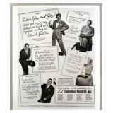 Collection of Vintage Printing Plates, Negatives, and Celebrity Prints - Sinatra, Duke Ellington, Doris Day Collection of Vintage Printing Plates, Negatives, and Celebrity Prints - Sinatra, Duke Ellington, Doris Day