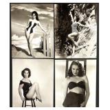 Collection of 22 Classic Hollywood Pin-Up Photographs Featuring Julie Newmar, Donna Mills, Lola Albringet, Hazel Court and more Collection of 22 Classic Hollywood Pin-Up Photographs Featuring Julie Newmar, Donna Mills, Lola Albringet, Hazel Court and more