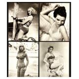 Collection of 22 Classic Hollywood Pin-Up Photographs Featuring Julie Newmar, Donna Mills, Lola Albringet, Hazel Court and more Collection of 22 Classic Hollywood Pin-Up Photographs Featuring Julie Newmar, Donna Mills, Lola Albringet, Hazel Court and more