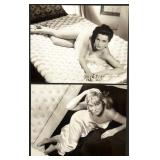 Collection of 22 Classic Hollywood Pin-Up Photographs Featuring Julie Newmar, Donna Mills, Lola Albringet, Hazel Court and more Collection of 22 Classic Hollywood Pin-Up Photographs Featuring Julie Newmar, Donna Mills, Lola Albringet, Hazel Court and more
