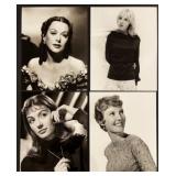 Collection of 20 Vintage Glamour and Hollywood Actress Photos Featuring Anne Francis, Claudia Cardinale, Nina Foch, Anouk Aimee and more Collection of 20 Vintage Glamour and Hollywood Actress Photos Featuring Anne Francis, Claudia Cardinale, Nina Foch, Anouk Aimee and more