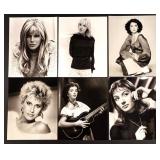 Collection of 27 Vintage Hollywood Black and White Photographs Featuring Tammy Wynette, Petula Clark, Debbie Reynolds, Winona Ryder and more Collection of 27 Vintage Hollywood Black and White Photographs Featuring Tammy Wynette, Petula Clark, Debbie Reynolds, Winona Ryder and more