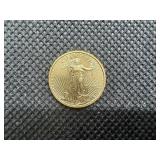 2022  $5.00 Gold Eagle (1/10 Ounce) of .999 Gold 2022  $5.00 Gold Eagle (1/10 Ounce) of .999 Gold