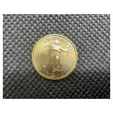 2022  $5.00 Gold Eagle (1/10 Ounce) of .999 Gold 2022  $5.00 Gold Eagle (1/10 Ounce) of .999 Gold