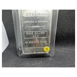 NTR Metals Ten Ounce .999 Silver Bar NTR Metals Ten Ounce .999 Silver Bar