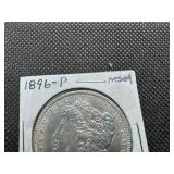 1896 Morgan Silver Dollar Marked MS64 When Purchased 1896 Morgan Silver Dollar Marked MS64 When Purchased