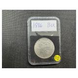 1886 Morgan Silver Dollar Marked BU When Purchased 1886 Morgan Silver Dollar Marked BU When Purchased