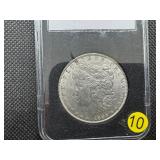 1886 Morgan Silver Dollar Marked BU When Purchased 1886 Morgan Silver Dollar Marked BU When Purchased