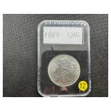 1889 Morgan Silver Dollar Marked UNC When Purchased 1889 Morgan Silver Dollar Marked UNC When Purchased