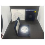 Better Date Beautiful 1994 Proof American Silver Eagle, Original Mint Case w/COA - PCGS Price Guide for a PF-69 is $130, PF-70 is $900 Better Date Beautiful 1994 Proof American Silver Eagle, Original Mint Case w/COA - PCGS Price Guide for a PF-69 is $130, PF-70 is $900