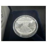 Better Date Beautiful 1994 Proof American Silver Eagle, Original Mint Case w/COA - PCGS Price Guide for a PF-69 is $130, PF-70 is $900 Better Date Beautiful 1994 Proof American Silver Eagle, Original Mint Case w/COA - PCGS Price Guide for a PF-69 is $130, PF-70 is $900