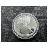 Proof First Year of Issue 1986-S American Silver Eagle in Plastic Case PCGS Price Guide for a PF-69 is $129, PF-70 is $375 Proof First Year of Issue 1986-S American Silver Eagle in Plastic Case PCGS Price Guide for a PF-69 is $129, PF-70 is $375