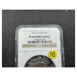 1997 Proof 1 Oz. Silver American Eagle NGC PF69 Ultra Cameo - NGC Price Guide is $135 1997 Proof 1 Oz. Silver American Eagle NGC PF69 Ultra Cameo - NGC Price Guide is $135