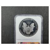 1997 Proof 1 Oz. Silver American Eagle NGC PF69 Ultra Cameo - NGC Price Guide is $135 1997 Proof 1 Oz. Silver American Eagle NGC PF69 Ultra Cameo - NGC Price Guide is $135