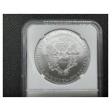 2008 1 Oz. Silver American Eagle NGC MS69 2008 1 Oz. Silver American Eagle NGC MS69